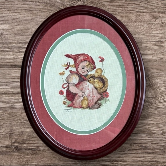 Vintage 1998 Set Of Two Handcrafted Hummel Art Pieces - Picture 2 of 4